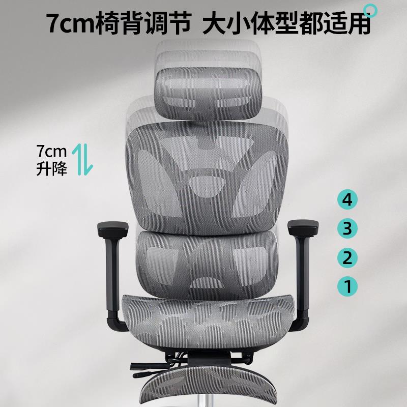 人体工学椅护腰适办公YZF609椅舒久坐电脑椅家椅用书房电竞椅子可