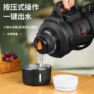 矮暖胖304不锈杯钢温壶大容量保39058L户外便携车载保温家用宿舍