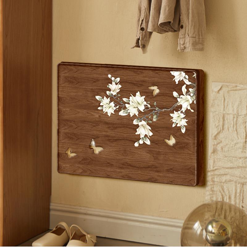 孔弱电春韵-电箱装饰画电箱古遮挡复高表级感网线盒遮丑免打多媒