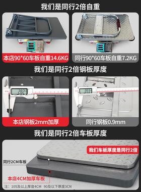 重平板车搬手推车推货车小拉车FW-800GB运加厚钢板载王四轮拖车折