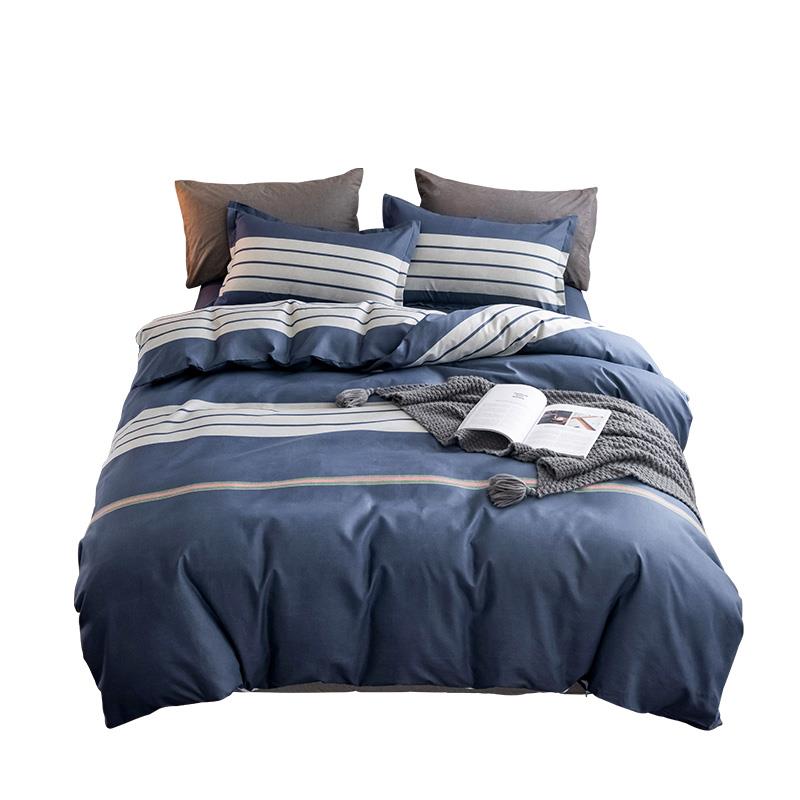 四件套四单季床床上用品人学生舍北欧风被FL-TJ1-6子床单宿被套3