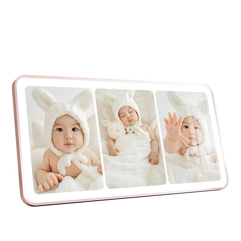 洗儿童片做成框摆相YMQ-XK-S台定制婚纱照照结水婚照冲印全家福晶