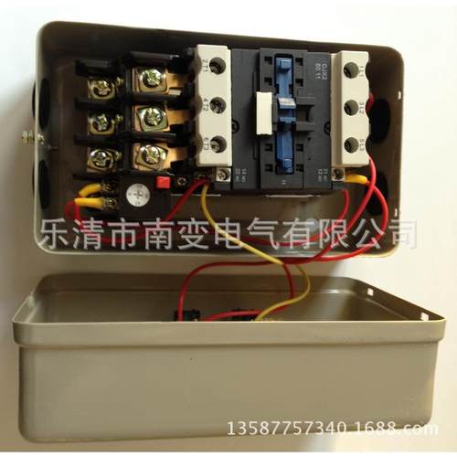 电动机磁起动器QCX5-32/11KW380V正面按钮空压机启动器起动厂