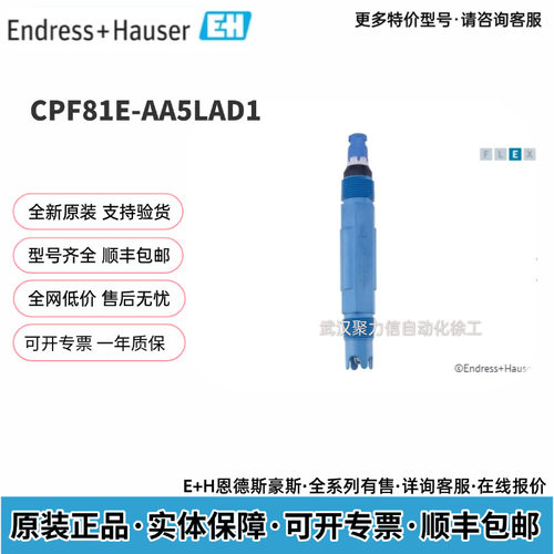 E+H恩德斯豪斯CPF81E-AA5LAD1数字式pH电极现货