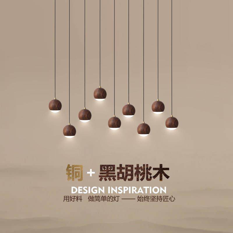 吊灯餐厅灯新中式复古胡桃木轻奢木质北欧灯具日式餐桌吧台床头灯,机械设备,其他机械设备,淘宝优惠券,粉丝福利购,淘宝优惠卷