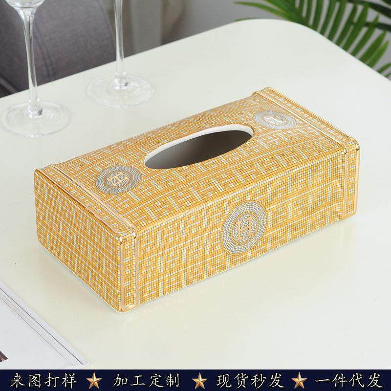 欧式奢华创意陶瓷纸巾盒防霉高档描金餐厅抽纸盒热销长方形,机械设备,其他机械设备,淘宝优惠券,粉丝福利购,淘宝优惠卷