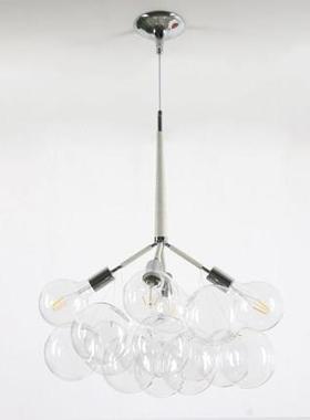 北欧玻璃泡泡吊灯创意现代简约个性吧台客厅餐厅LED橱窗灯饰灯具