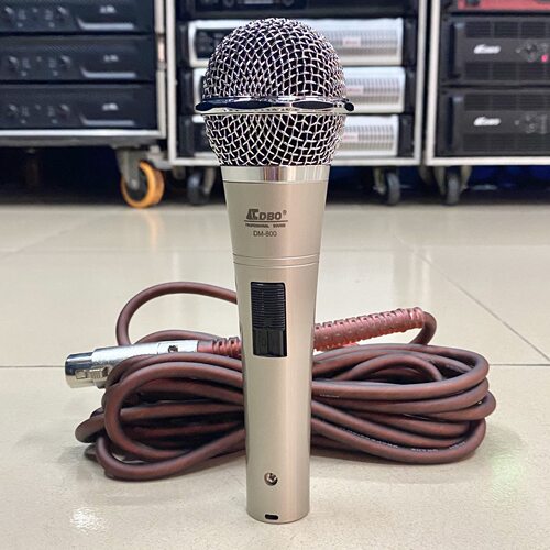卡迪宝DM-800有线话筒唱k歌专业ktv户外拉杆音响家用动圈麦克风