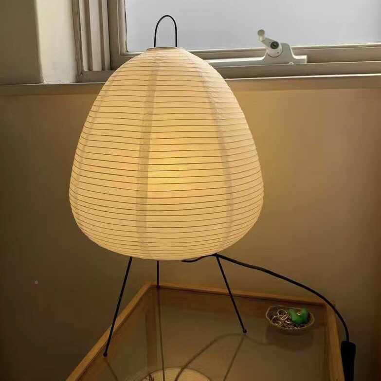 Akar日本落地灯野勇口侘寂风纸客厅i卧室台灯民宿日式XX96宣和艺