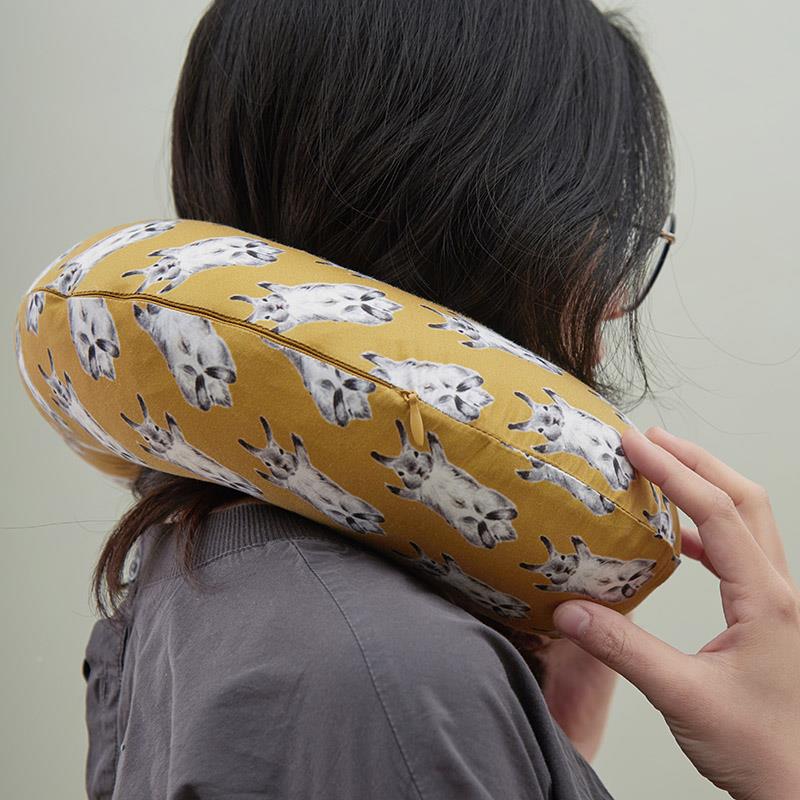 护睡脖子飞u型行枕头U-2颈枕乳胶旅脖枕颈椎枕颈枕机枕u形头枕午