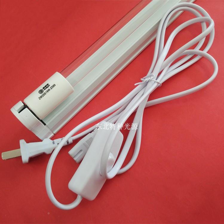 实验用/紫外线灯2W波长1室85nm0/254nm365nm光催化光固20W化灯管