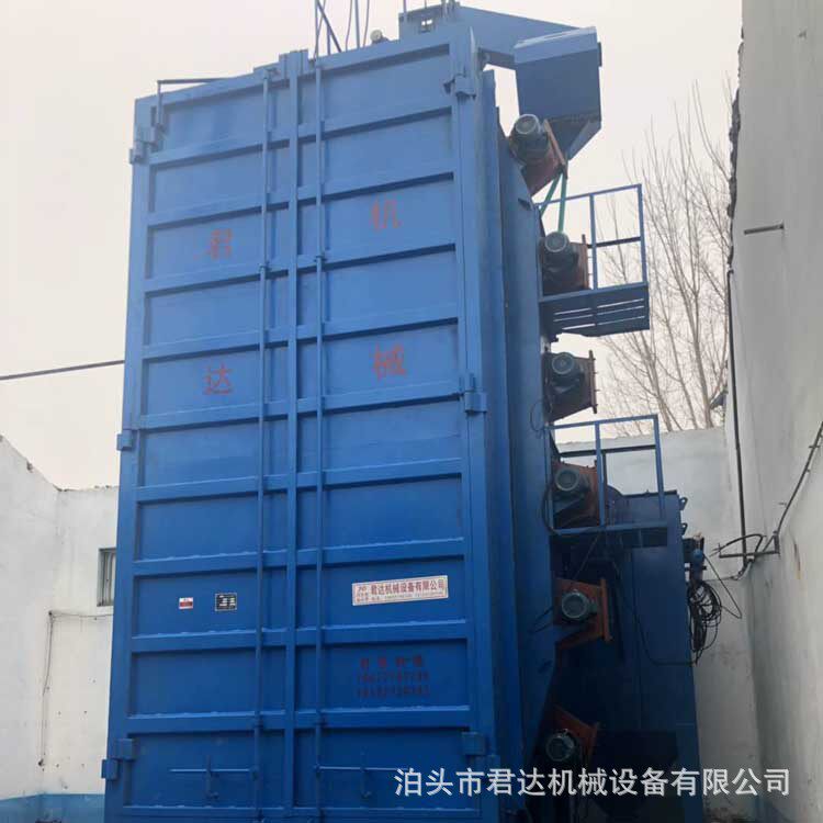 直销吊钩式抛丸清理机粗糙金属表面除锈抛丸清理设备 售二手设备
