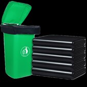 商用大垃圾袋大号加厚黑色餐饮环卫物业户外厨房超大塑料袋平口