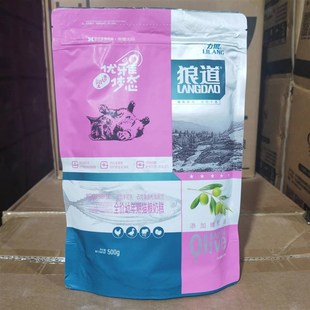 力狼狼道全价幼猫奶糕猫粮500g1至4个月离乳期断奶猫咪高营养主食