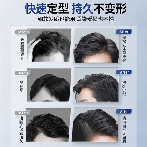 GSOUL古势发胶定型喷雾男士蔚蓝大地香头发动感立体持久造型干胶