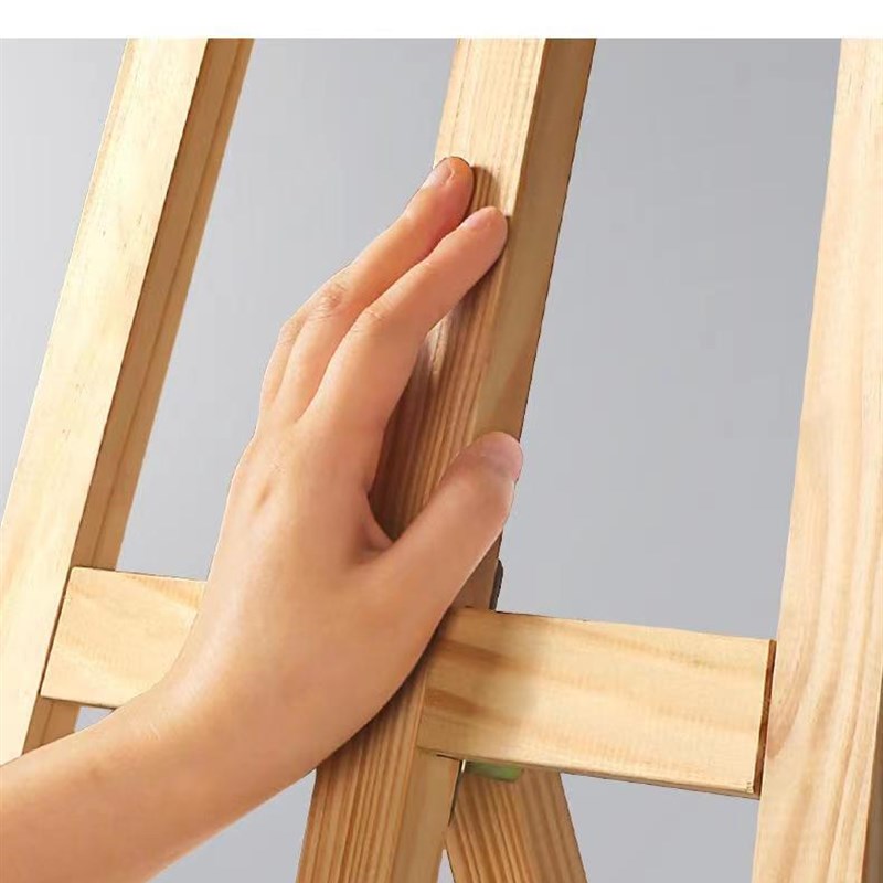 画架美术生专用木制画板4K画板素描写生折叠支架油画架木质展示架