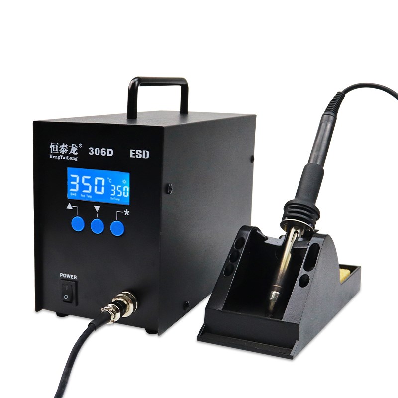 恒泰龙306D高频电烙铁大焊点功率320W数显调温无铅防静电焊台手柄