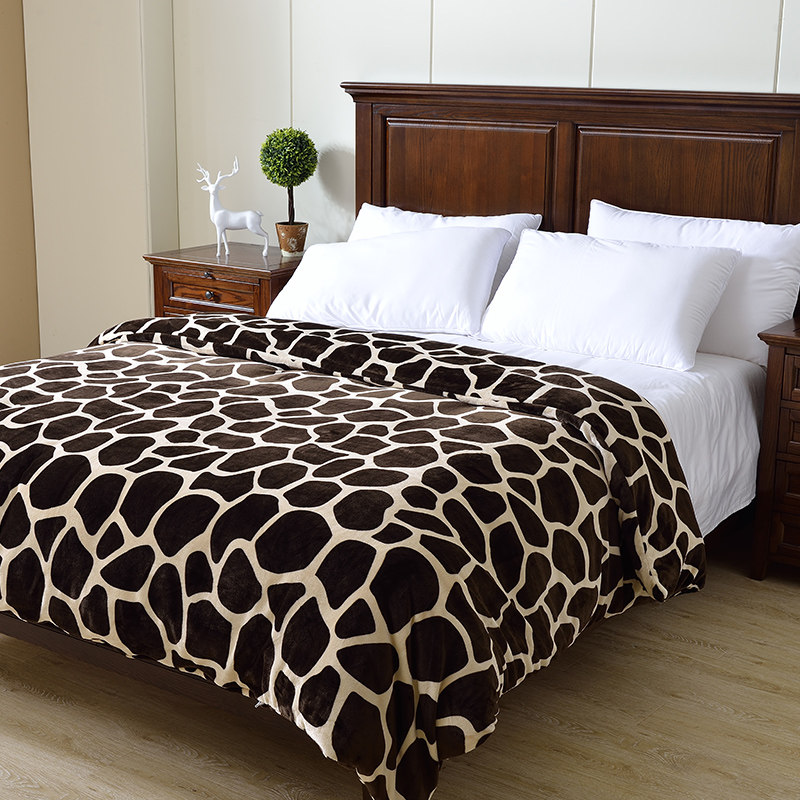 美式珊瑚绒被套单件加厚 法兰绒被套冬季1.5m/1.8米单人双人被罩