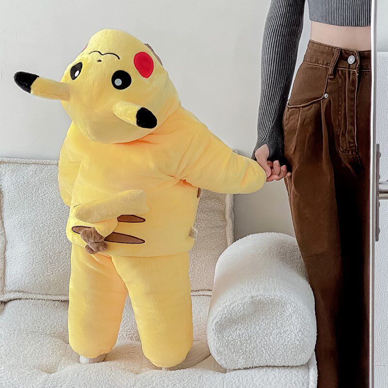 宝宝冬季套装超萌可爱卡通儿童睡衣加厚棉衣男童法兰绒家居服套装