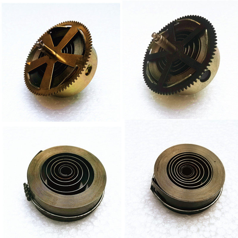 老式机械钟通用发条 三五挂钟座钟金属配件古董报时钟零件北极星