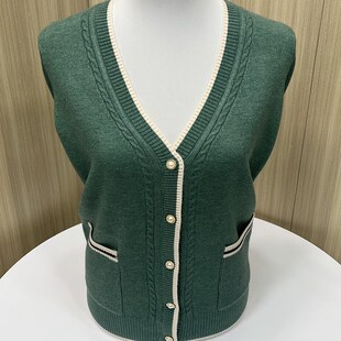 妈妈V领针织长袖开衫2023新款时尚中老年薄款毛衣女春秋外搭上衣