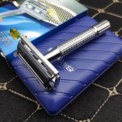 手动剃须刀架男士老式刮胡刀架剃胡子刀刮脸刀双面剃须刀架胡须刀