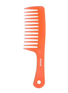 加厚宽齿梳子防摔女孩紫色家庭网红女宝大齿梳子发廊长发直发卷发