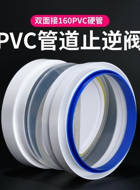 油烟机止逆阀160/180PVC管道公共烟道止回阀厨房专用逆止阀防回风