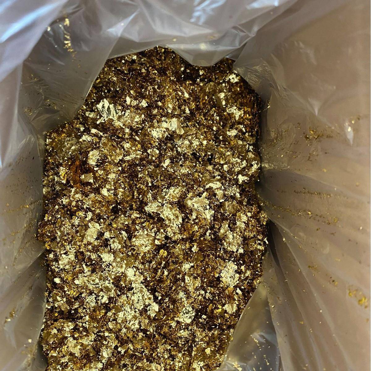 四款碎箔全国包邮旭光进口原料美甲碎金箔纸75克装