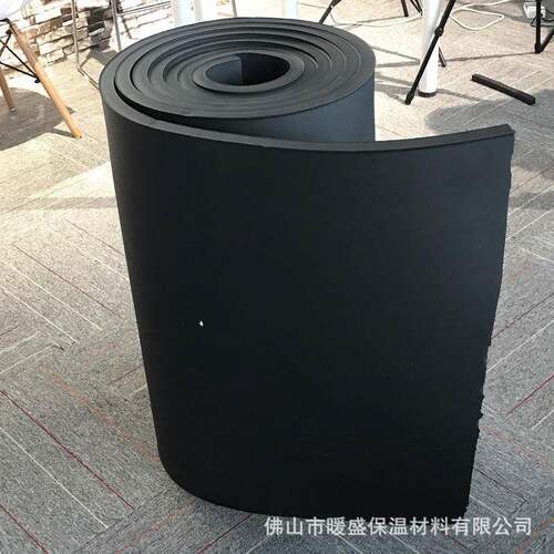 B1级橡塑保温板工业管道隔热橡塑板薄板10mm防火橡塑板隔热棉批