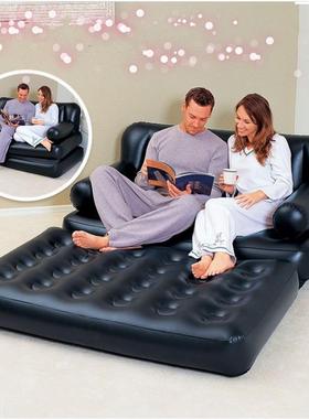 双人折叠充气沙发懒人沙发多功能沙发床双人躺椅水上水上沙发床