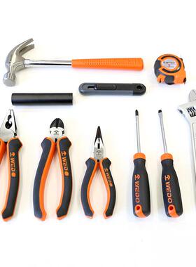 WED用O/维度WEDO3811家钢制组铬工具套装工业级钒钢10件套钳子合