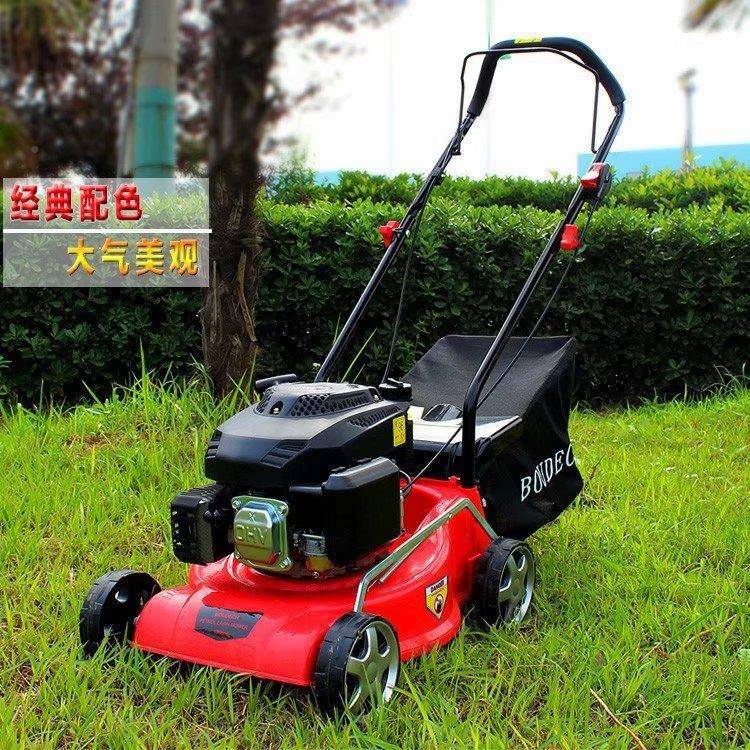 庭院汽林花园绿除草机手推式园小型152家用除草机20寸油机割草化