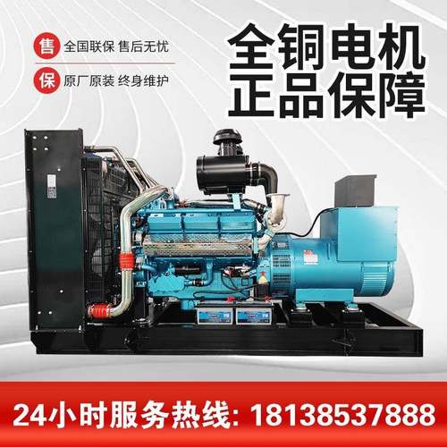 工地项目备用油发GRSY-500电机柴上研动力500KW动发机上海斯坦福