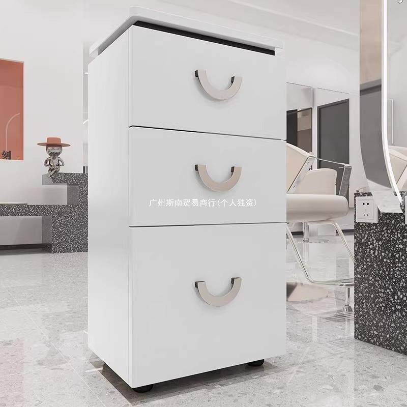 网具红店美发店工具车台镜台剪发WWC工柜子简约理发店工作柜理发