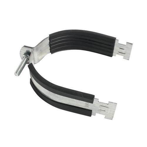 P管镀锌卡抗震支夹435架配型件带胶皮P型型管束C型钢P抱箍管固定