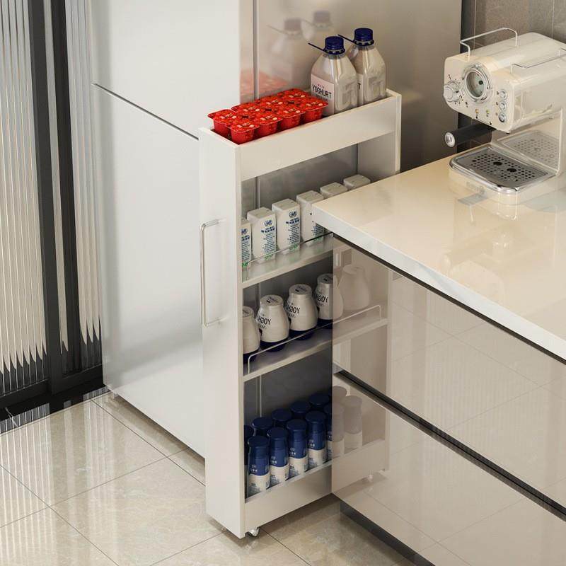 13cm厨房夹缝置物架拉落地储物柜缝隙推车卧室推超极浴窄室收TThx,收纳整理,书桌收纳置物架,淘宝优惠券,粉丝福利购,淘宝优惠卷