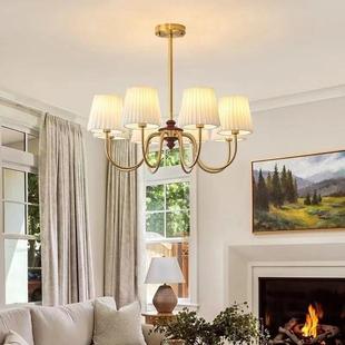 卧室灯主灯新款法式复古轻270奢式美欧式吊灯客卧厅吊灯吊餐厅吊