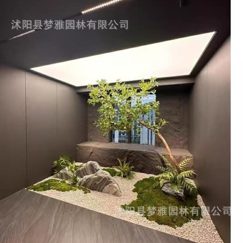 666高端仿真树橱窗马醉木简景风约室内外装饰大型假树造植仿绿生