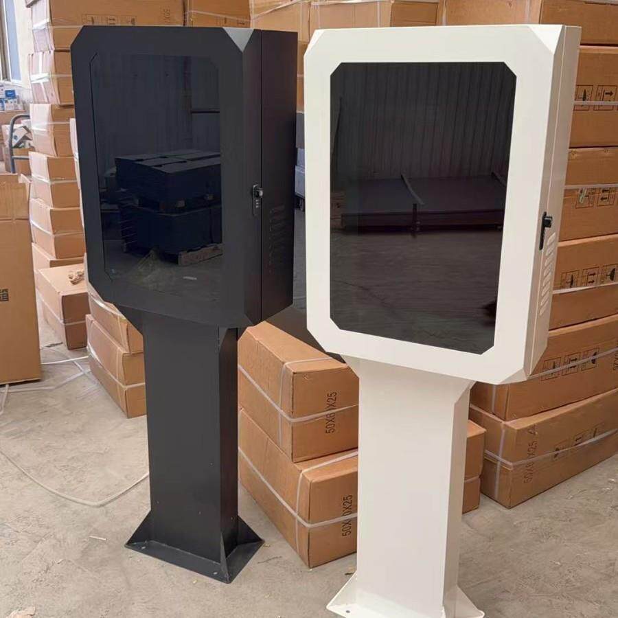 新款电厚钢化玻加璃面充桩防护箱家500*600*用通用车型电高档充桩