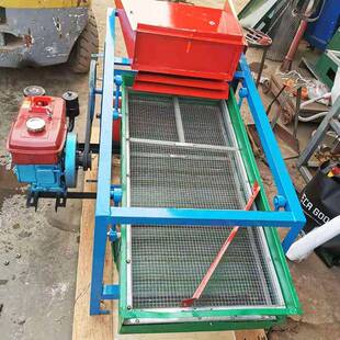 双玉层振动筛杂米筛选机花生米柴去分离机电粮食筛选两用粮食筛选