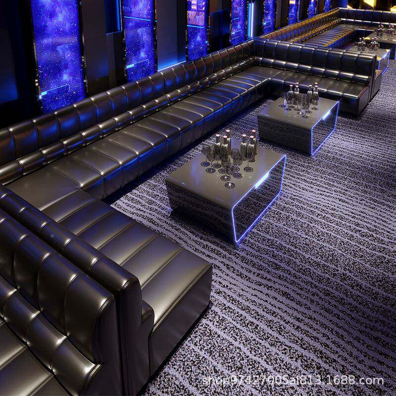 吧tv沙发私人酒影院酒吧k吧夜总会包厢港式轻奢清歌舞厅茶490几沙