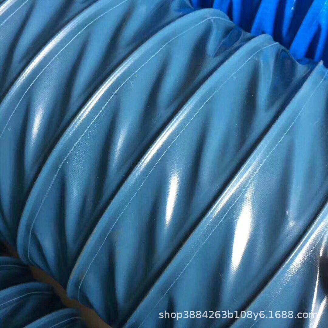 直径1600mm-20m加厚业尼龙布带137钢丝工用通风m排烟除尘伸缩软风