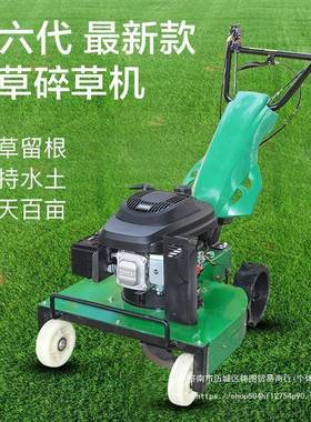 割草机DET除草机冲型汽油农用家用四程草坪手小式推自走全自动打