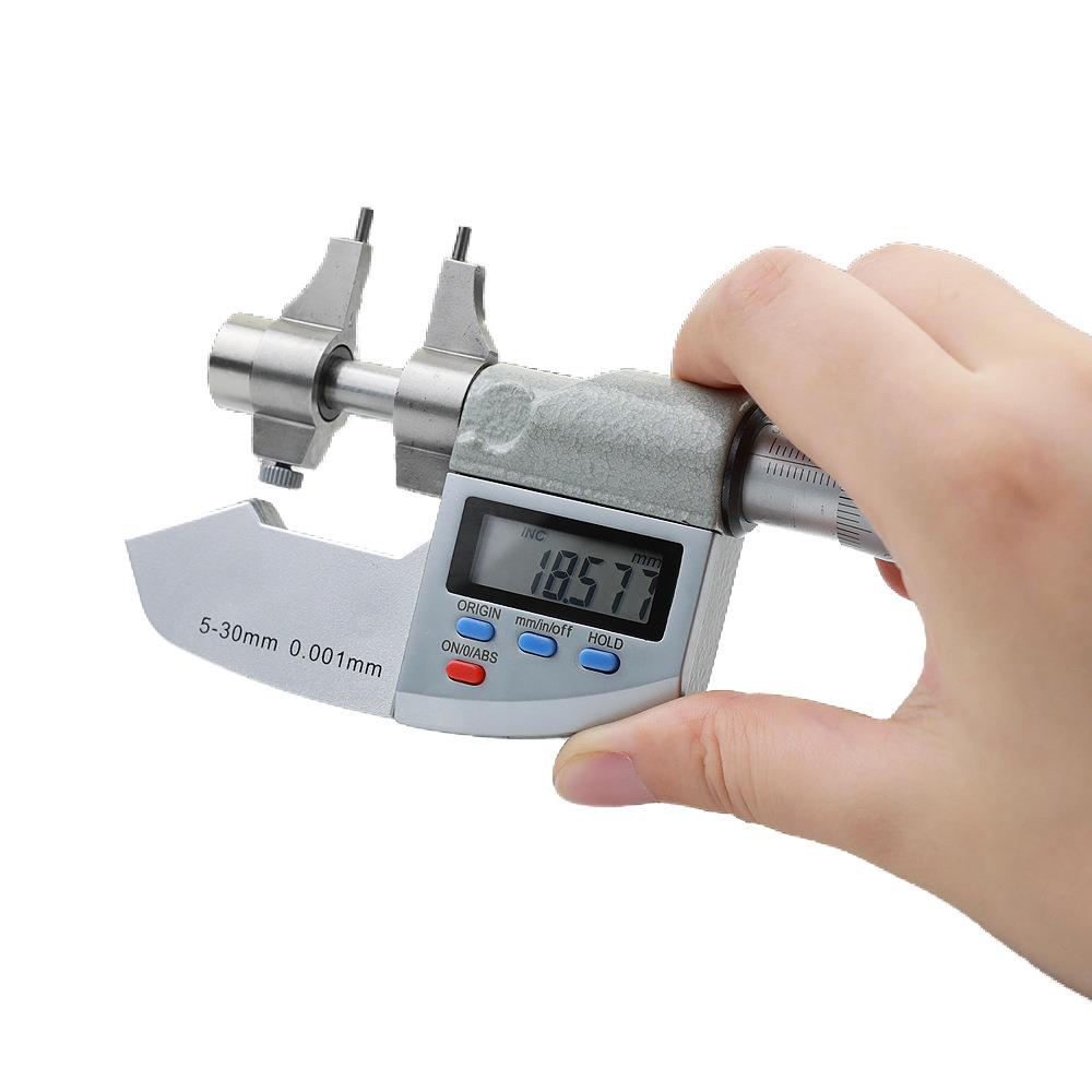 数显内径内测内尺寸千分尺530/05-30IP625-50m内m0.01测量-孔电子