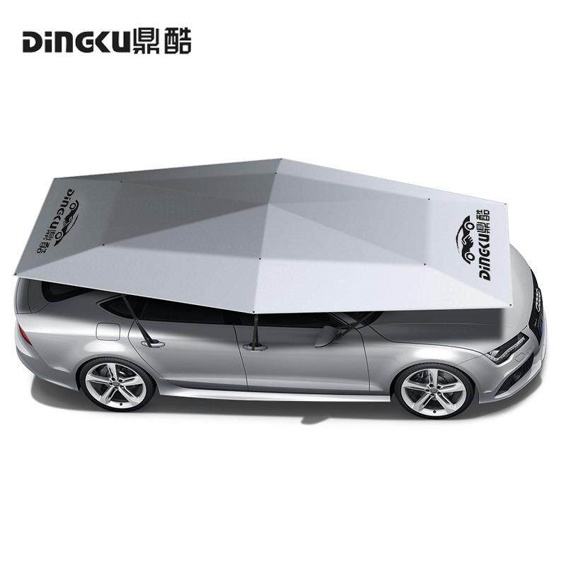 半厂家伞直销自动汽车遮阳防晒防晒车342衣移动车智能汽车用棚品