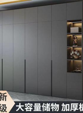 奢衣柜卧室家用简易AFL组四装柜子大木质轻组合三六八门衣柜环保