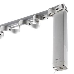 厚铝加合金电动形轨S形蛇帘轨合道智能开帘水电动蛇形波帘电动轨