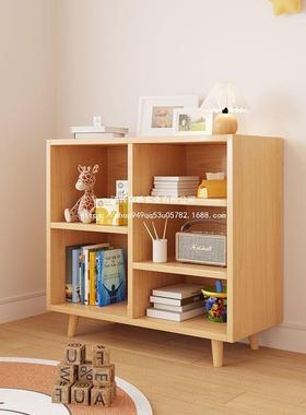 书架地儿童书柜厅落置客架绘IRD本架物阅读架家用储物柜简易收纳
