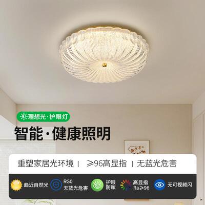 大约观10663园卧吸款顶灯现代极简2025新房间主卧灯具室现代简客